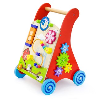 Acitivity baby walker - red